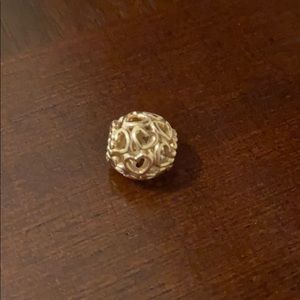 Pandora Gold Heart Charm